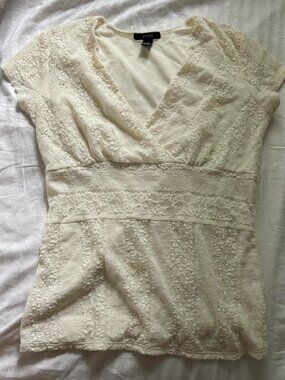 alfani lace top